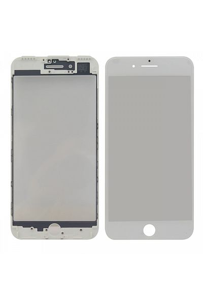 Nettech Teknonet iPhone 7 Plus Compatible Touch Lens Oca Frame - White