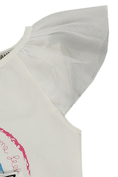 Panço T-ShirtwithThree-DimensionalOrnamentDetail