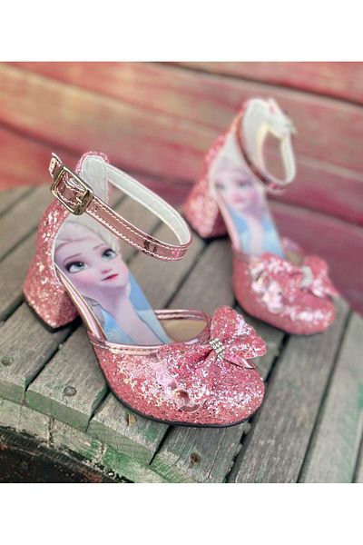 Surpie Shoes Pantofi cu toc pentru copii, pantofi cu toc cu caracter, pantofi de seara pentru copii