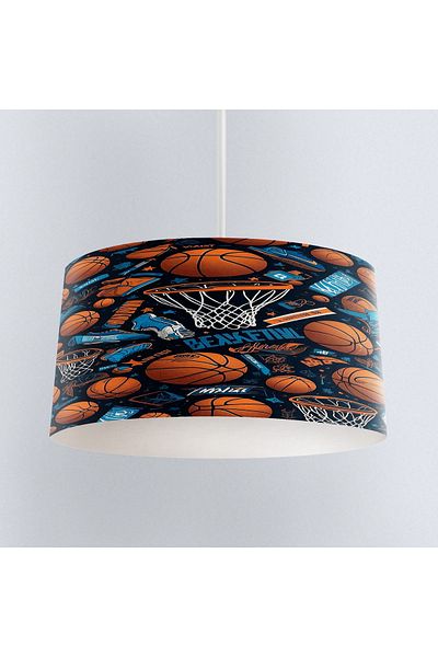 Else Dekor Basketball Balls Patterned Boy's Room Pendant Chandelier Model