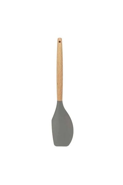 artizanmutfak Wooden Silicone Stripping Spatula - Ash-13
