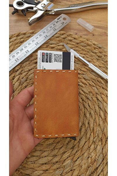 GoGoPlus Monies Mechanismed Hand Stitched Card Holder