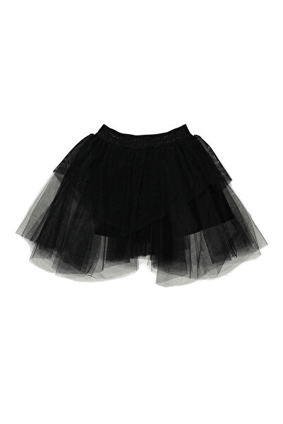 Panço Kız Ecru Dokuma Etek