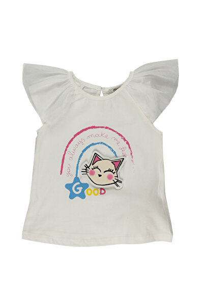 Panço T-ShirtwithThree-DimensionalOrnamentDetail