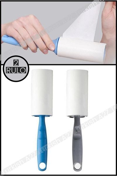 hayhall 2 Pieces 60 Leaf Feather Collection Roller Adhesive Bristle Feather Dust Collector Roller Cat Dog