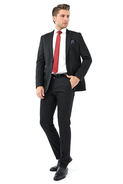 Presto 6 Drop Black Men's Classic Regular Suit - 660-001