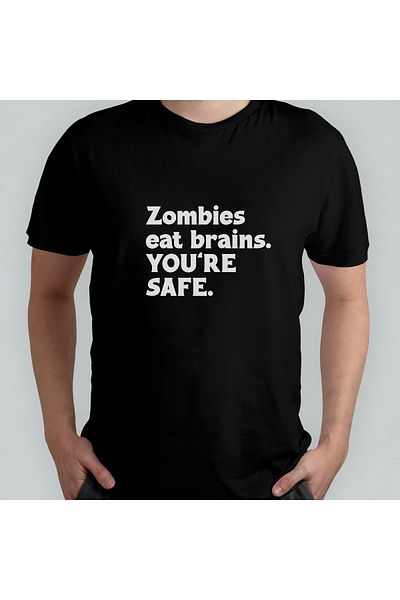 Pixxa Zombies Newbies - Μπλουζάκι από 100% βαμβάκι με λαιμόκοψη μοντέλο 1