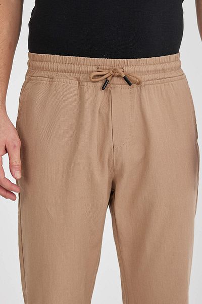TheSeason Ανδρικό μπεζ παντελόνι Jogger με ελαστική μέση