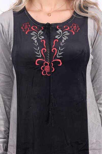 mervemoda ΓΥΝΑΙΚΕΙΟ ΜΑΚΡΙΜΑΝΙΚΟ ΒΕΛΟΥΔΙ ΦΟΡΕΜΑ