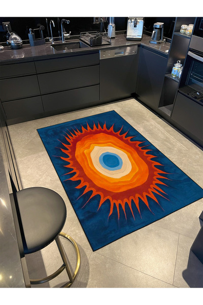 Rugs Modern Halı سجادة ديكور حديثة بنمط تجريدي من مجموعة باريس ذات طابع برتقا...