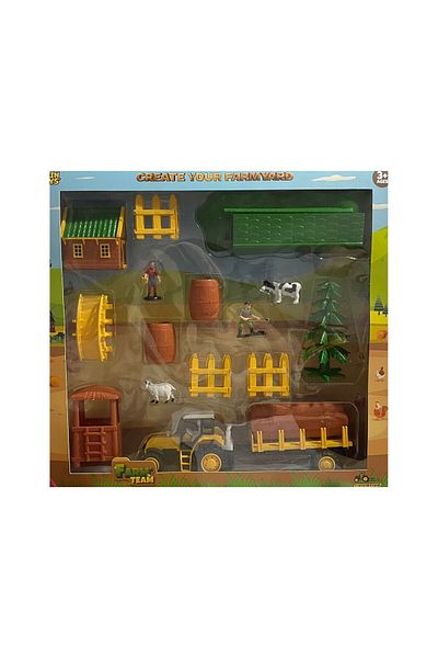 Toysan Farm Set (15 Pieces)