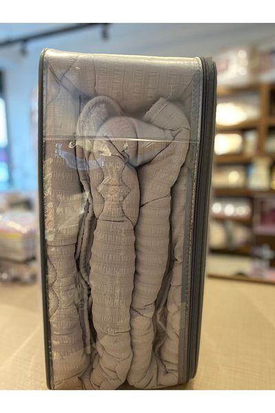Altınbaşak Emboss Ribbed Marble Double Sleeping Set