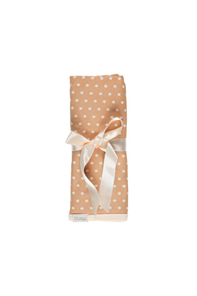 Panço Newborn 80*80 cm Polka Dot Patterned Salmon Blanket