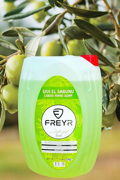 FREYR 5kg Moisturizing and Extra Olive Oil Liquid Hand Soap