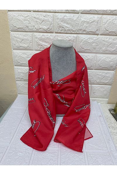 sema aksesuar Long Red Atatürk Signed Scarf - Shawl - 23 April, 29 October, 19 May