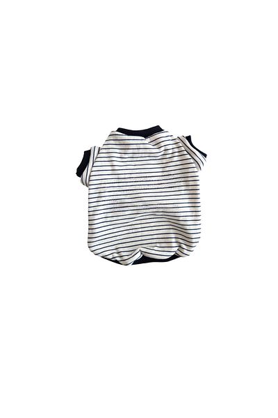 atelyu Cat Dog Clothes Striped Cashew Sweatshirt