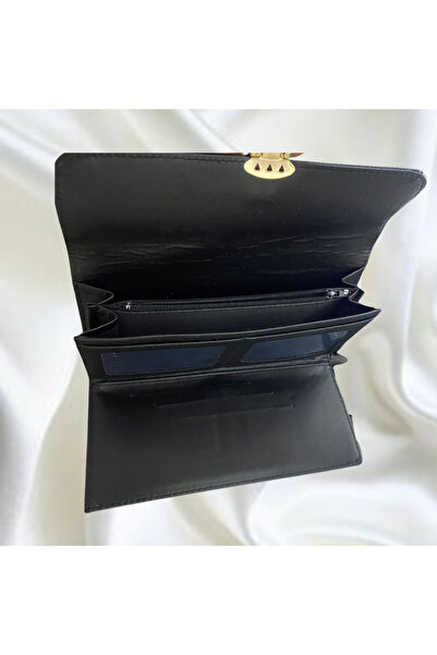 Farzeens Timsah Desenli Orta Boy Kroko Çıtçıtlı Kadın Cüzdan