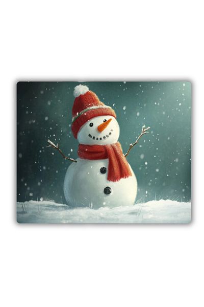 lili hediyelik Mouse Pad με σχέδιο χιονάνθρωπος 22x18 cm