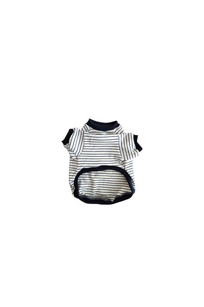 atelyu Cat Dog Clothes Striped Cashew Sweatshirt