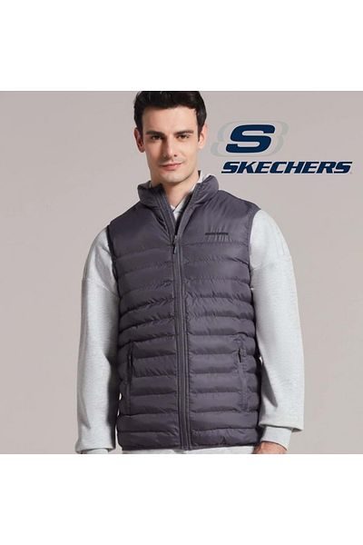 SKECHERS Men's Vest - M Essential Vest S202174- GRAY