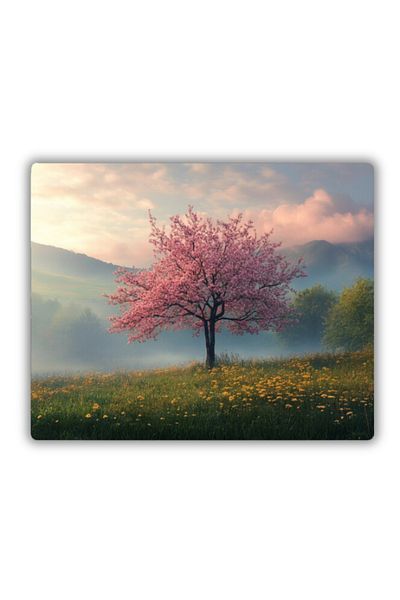 lili hediyelik Mouse Pad με στάμπα Pink Tree 22x18 cm