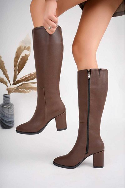 LİMA SHOES Γυναικείες μακριές μπότες με τακούνι