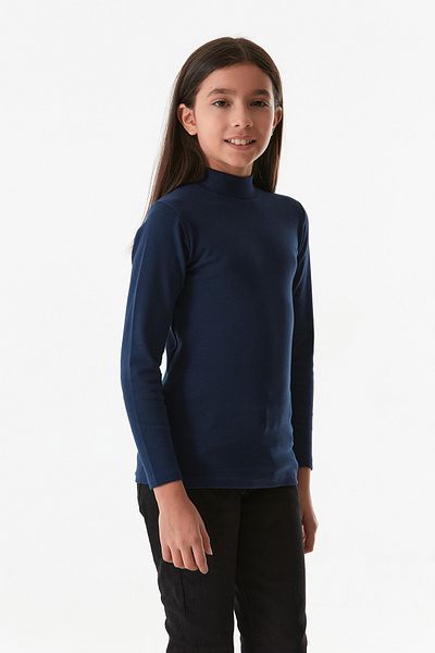 Fulla Moda Basic Stand Collar Girl's Bodysuit