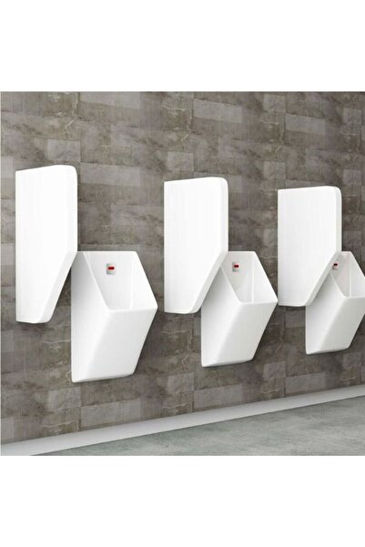 LUCCO Loop 45 cm Pisuvar Ara Bölme Beyaz