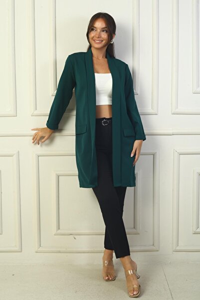 By Saygı Šátkový límec Lycra Max Long Jacket