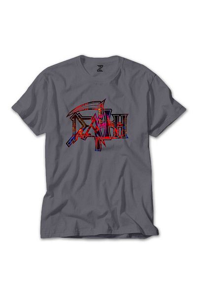 Z zepplin Μπλουζάκι Death Rainbow Grey