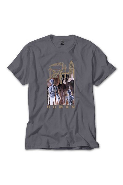Z zepplin Death Human 2 Γκρι T-Shirt