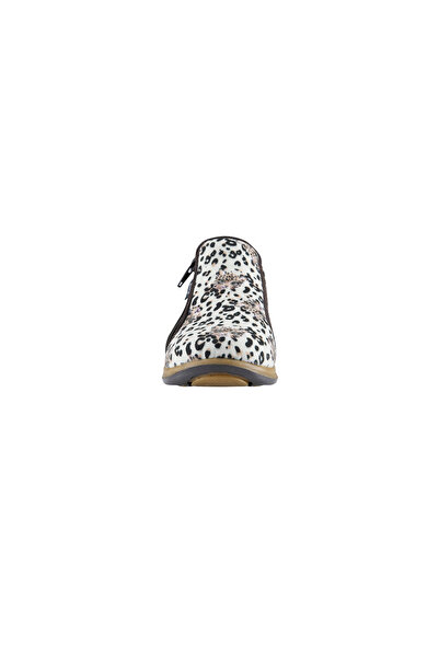 Panço Kız Çocuk Leopar Desenli Panduf