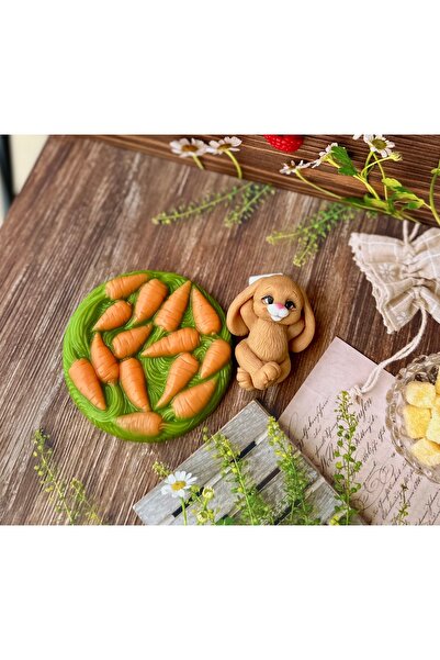 Şirin Handmade Scented Soap on Rabbit Carrot Bed