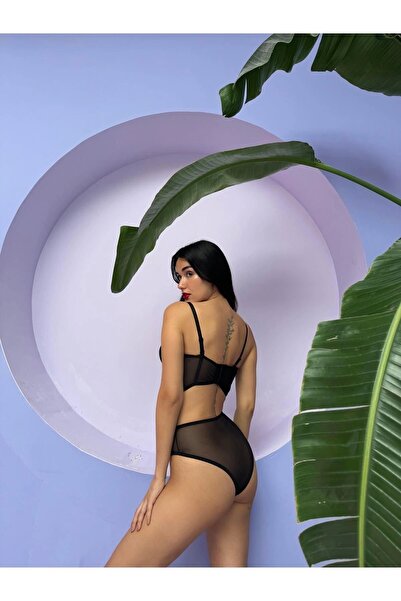 Cansoy Ασημένιο Ολόγραμμα Bustier Kit - Υποστηριζόμενο (689T)