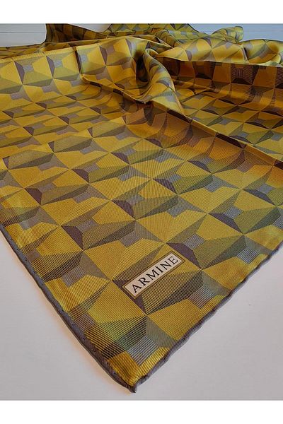 Armine ARMINE Twill μεταξωτό μαντίλι - 2025 Kiş Sezon 9204D02-53