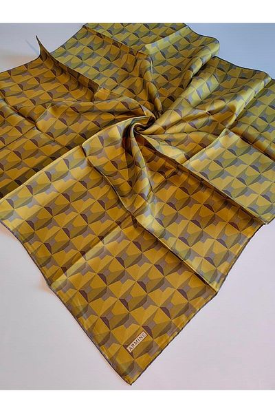 Armine ARMINE Twill μεταξωτό μαντίλι - 2025 Kiş Sezon 9204D02-53
