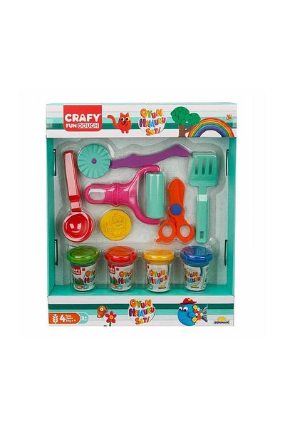 Sunman 30992 Crafy Play Dough Design Set 200 g - 10 Pieces -