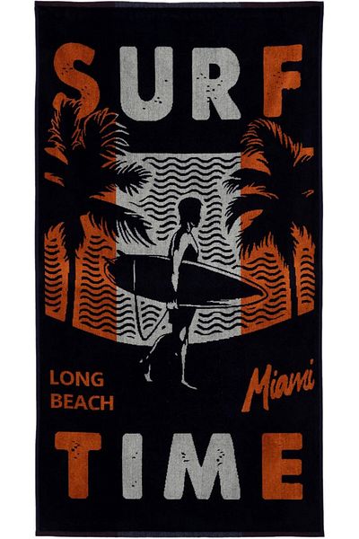 STOREMAX Mu-Artshop Men's Men's Cotton Beach Towel, Navy Blue, Standard Tnca 871301