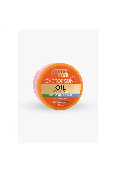 Softto Plus Carrot (Carrot Sun) Bronzing Sun Oil Face and Body 100ml