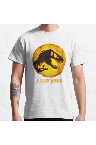 ZOKAWEAR Široka unisex majica Jurassic World Dominion sa dizajnom logotipa od...