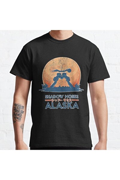 ZOKAWEAR Široka unisex majica Shadow Moses Island | Metal Gear Solid dizajn Š...