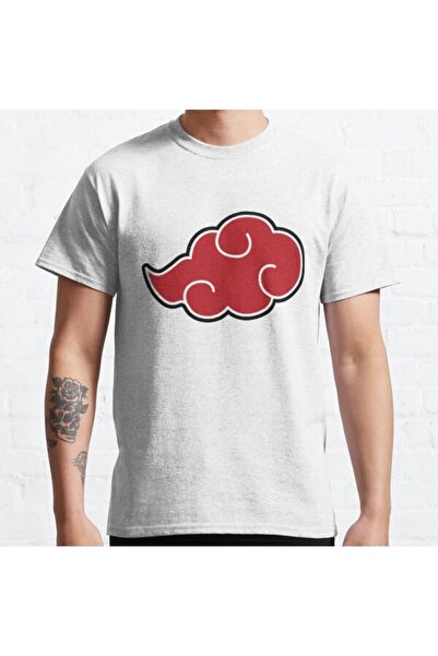 ZOKAWEAR Široka unisex majica Naruto Shippuden Akatsuki Cloud Logo Design Šta...