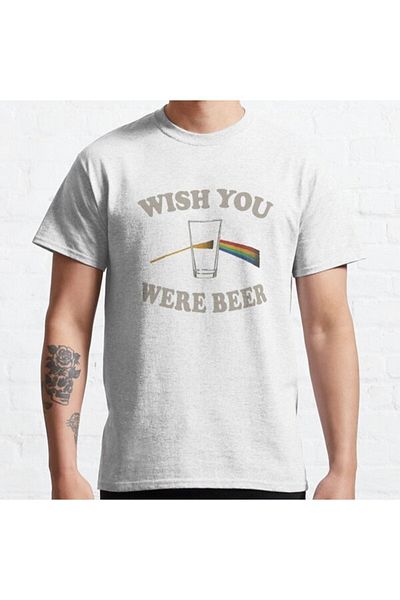 ZOKAWEAR Tricou imprimat unisex Wish You Were Beer