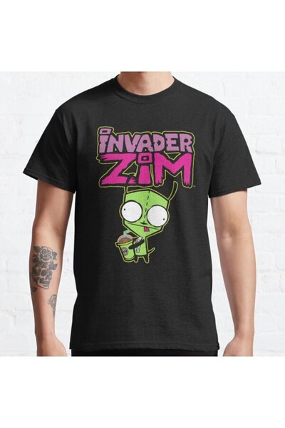 ZOKAWEAR Μπλουζάκι Unisex Invader Zim Gir Portrait Printed Tshirt - Loose Fit...