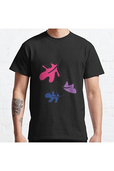 ZOKAWEAR Μπλουζάκι Unisex Heartstopper Leaves Bi Pride Printed - Loose Fit