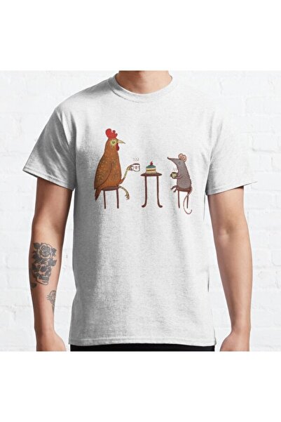 ZOKAWEAR Большой розмір унісекс футболка з принтом Tea Party