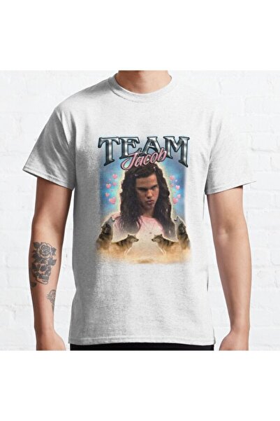 ZOKAWEAR Tricou imprimat unisex Team Jacob Cursed Fan Collage Design