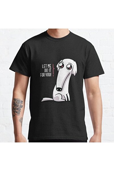 ZOKAWEAR Loose Fit Unisex Let Me Do It For You Long Nose Borzoi Dog Design Pr...