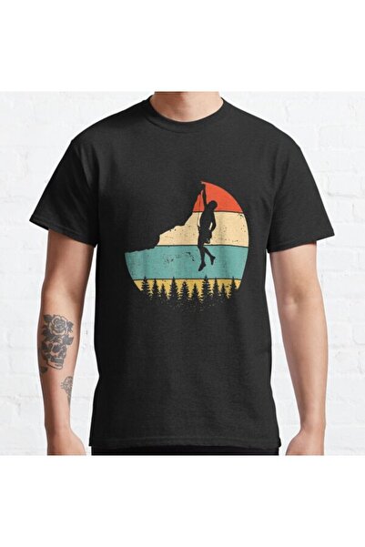 ZOKAWEAR Tricou imprimat unisex Loose Fit Climber Mountain Climber Climber Mo...