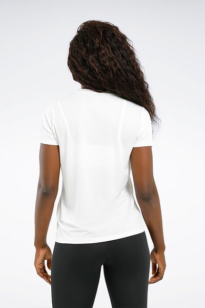 Reebok Tricou cu mânecă scurtă pentru femei WOR Speedwick Tee alb
